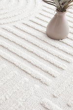 Load image into Gallery viewer, Zoe Power-Loomed Polypropylene Rug - White
