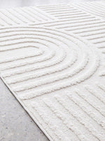 Load image into Gallery viewer, Zoe Power-Loomed Polypropylene Rug - White
