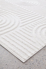 Load image into Gallery viewer, Zoe Power-Loomed Polypropylene Rug - White
