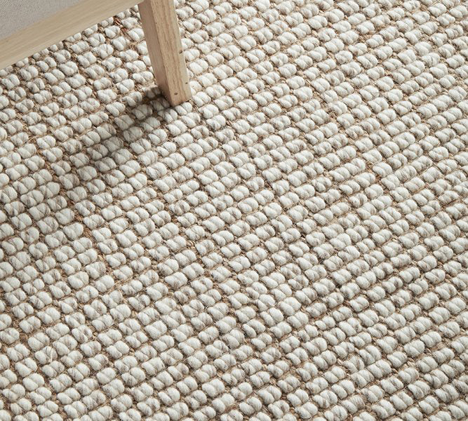 Sandra Hand Made Wool And Jute Runner - Natural